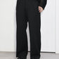 nakedgauge - WOOL GABARDINE ASHLEY SLACKS - BLACK