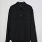 08sircus - Dobby cloth cpo shirt - BLACK