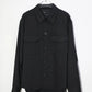 08sircus - Dobby cloth cpo shirt - BLACK