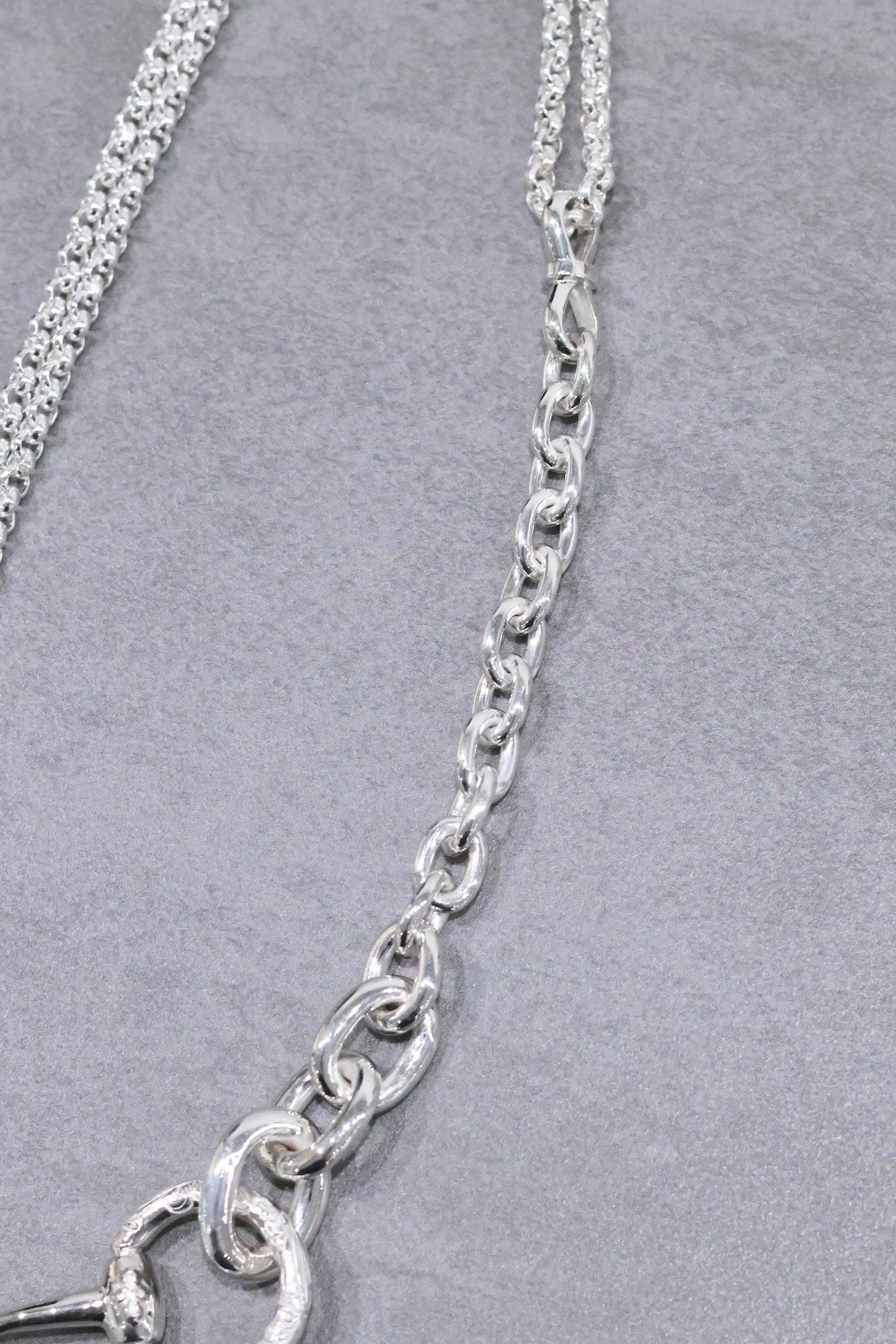 WAKAN SILVER SMITH - Horse bit 3way necklace - C-036