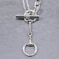 WAKAN SILVER SMITH - Horse bit 3way necklace - C-036