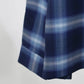 KANEMASA PHIL. - 28G Ombre Check Balise Shirt - NAVY BLUE