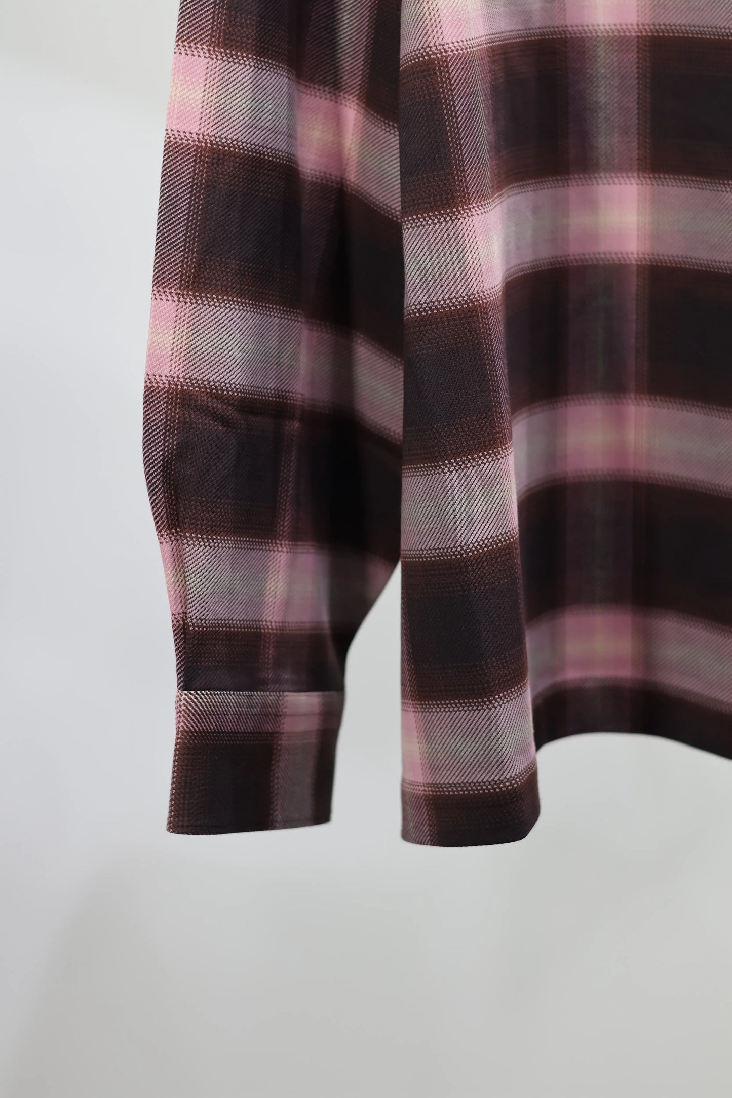KANEMASA PHIL. - 28G Ombre Check Balise Shirt - PINK BEIGE