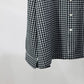 KANEMASA PHIL. - 36G Wool Check Balise Shirt - BLACK WHITE