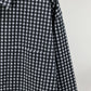 KANEMASA PHIL. - 36G Wool Check Balise Shirt - BLACK WHITE