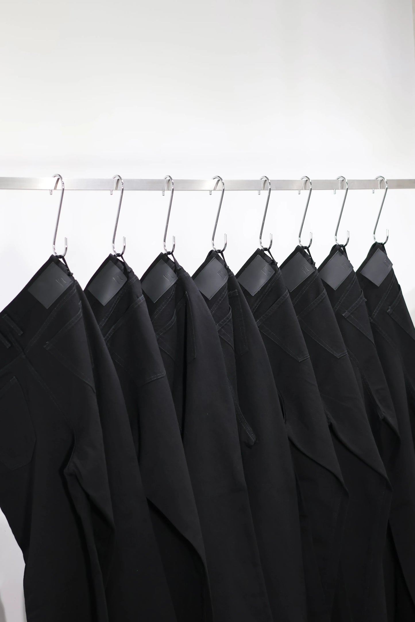 nakedgauge - ONE WASH BLACK DENIM ROBERTS - BLACK