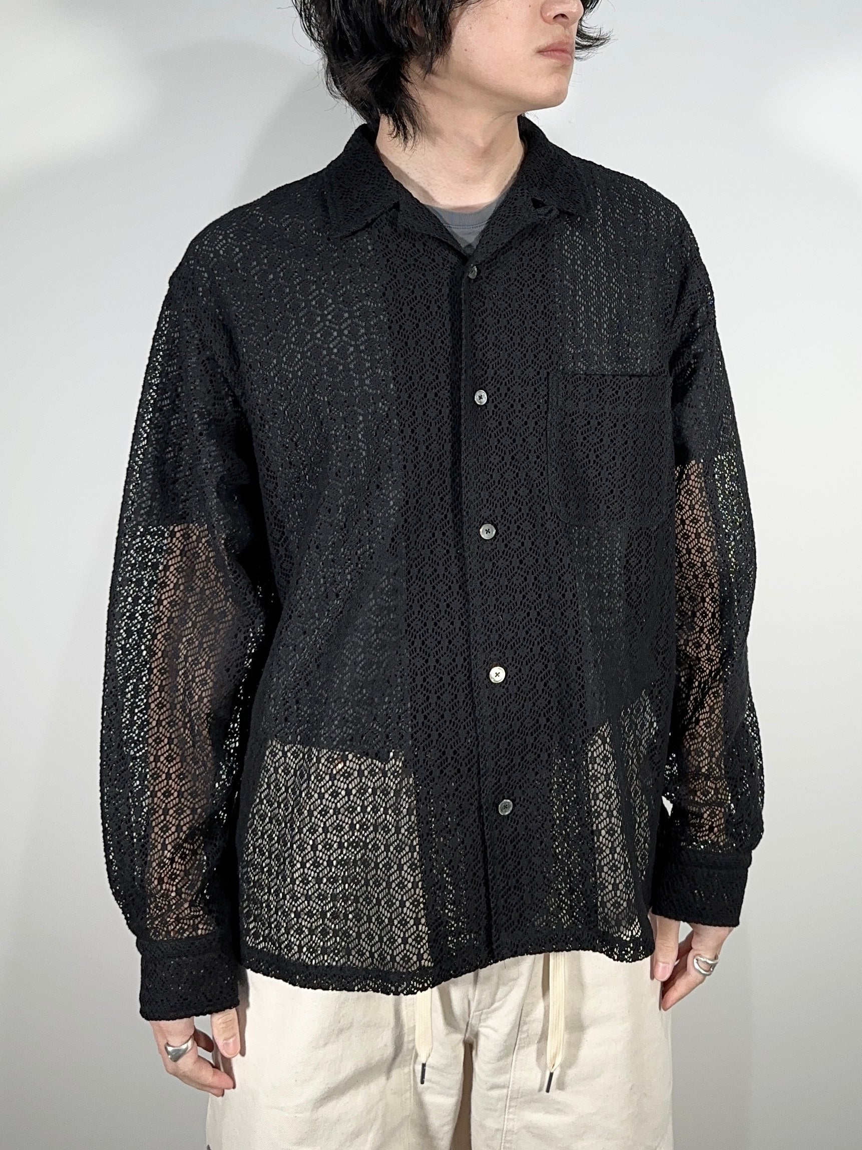 JOHN MASON SMITH / JANE SMITH COTTON POLYESTER LACE OPEN COLLAR