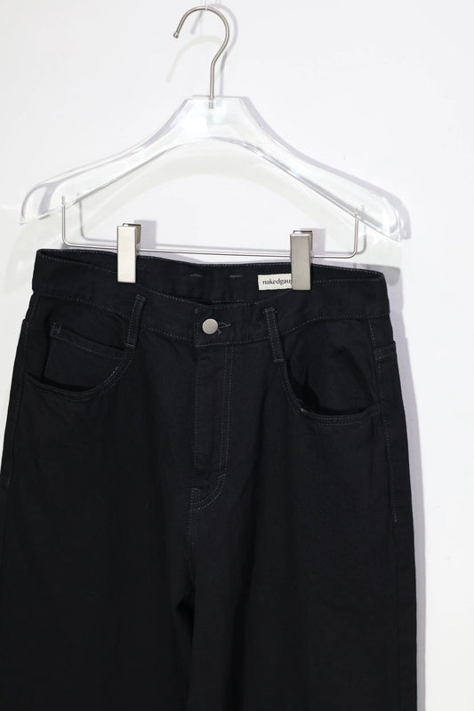 nakedgauge - ONE WASH BLACK DENIM ASHLEY JEANS - BLACK