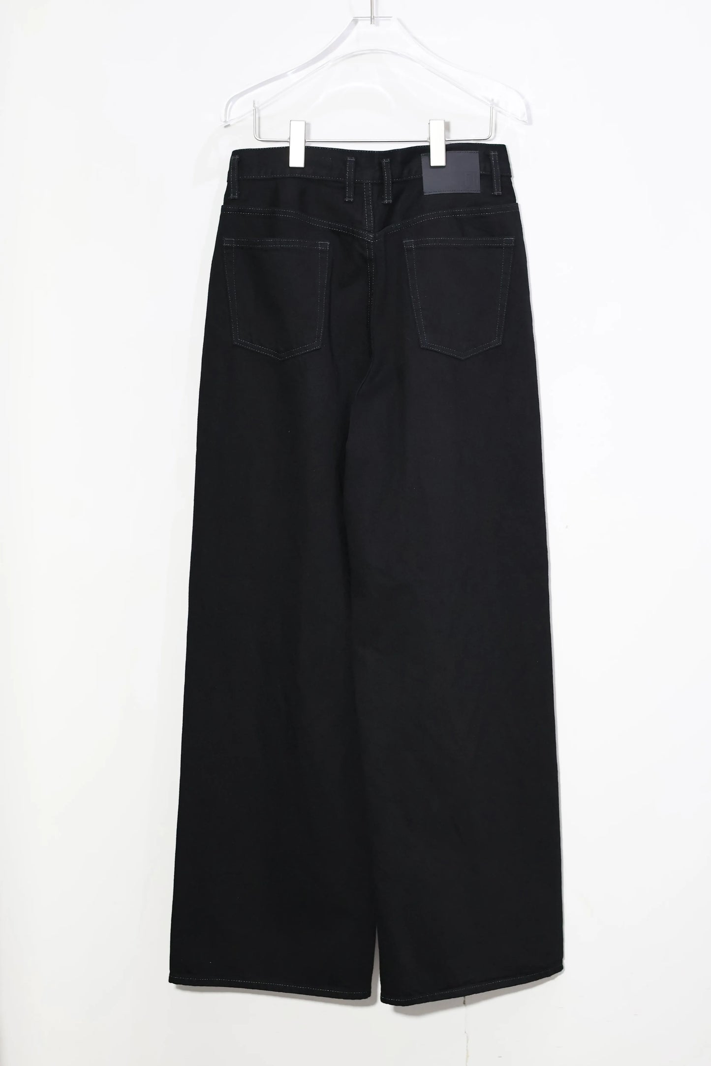 nakedgauge - ONE WASH BLACK DENIM ASHLEY JEANS - BLACK