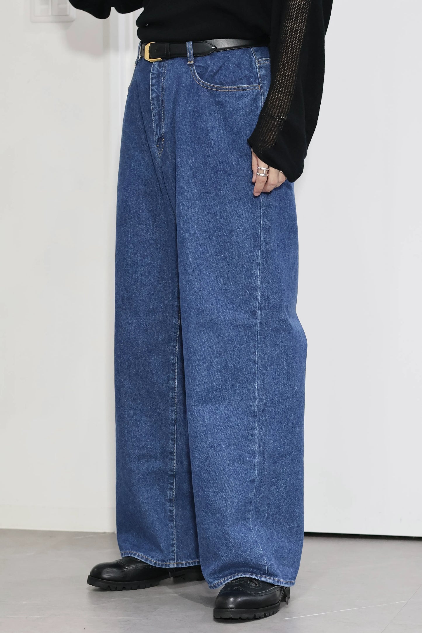 nakedgauge - INDIGO DENIM ASHLEY JEANS - INDIGO