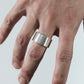 WAKAN SILVER SMITH - 12mm Matte ring  - R-060
