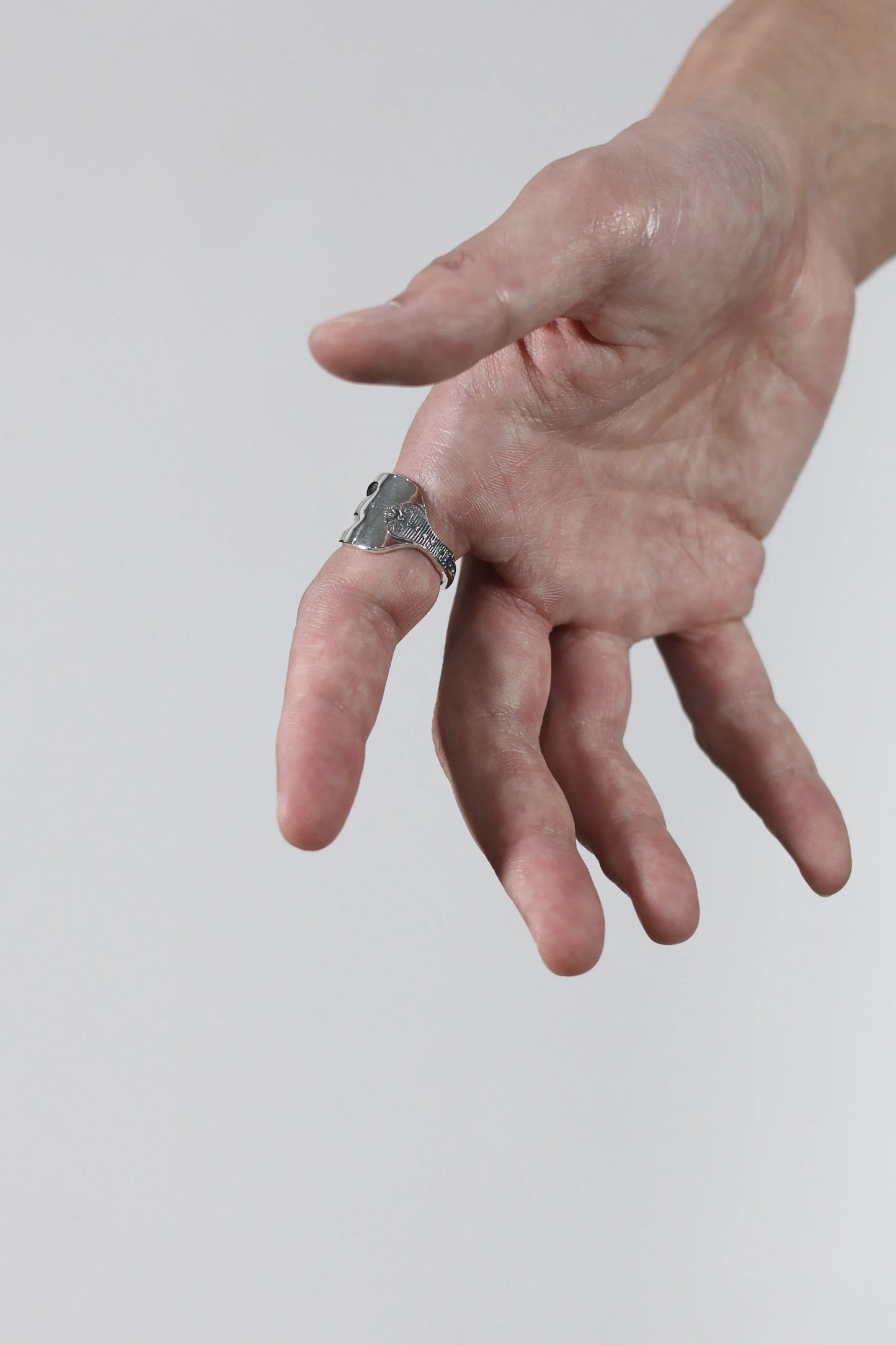 WAKAN SILVER SMITH - Cutlery fork ring S - R-082