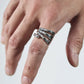 WAKAN SILVER SMITH - Cutlery fork ring S - R-082