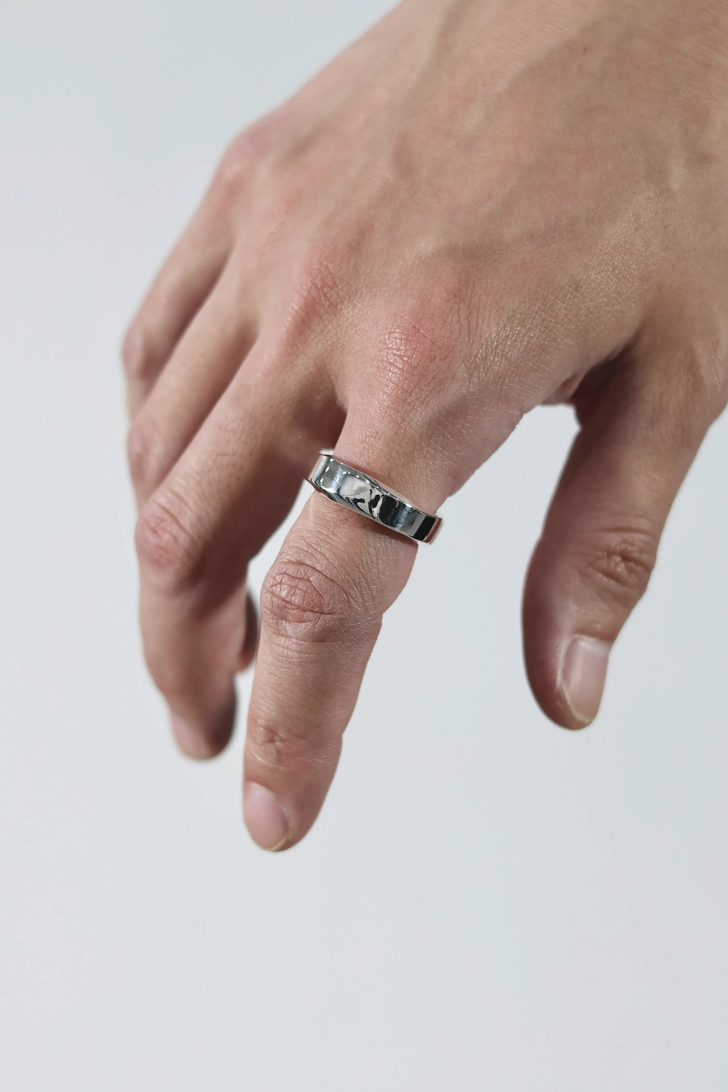 WAKAN SILVER SMITH - Side twist ring M - R-067