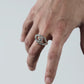 WAKAN SILVER SMITH - Breastplate Ring (Eye of Truth) - R-104