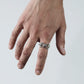 WAKAN SILVER SMITH - Horse bit ring - R-086