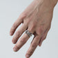 WAKAN SILVER SMITH - Horse bit ring - R-086