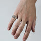 WAKAN SILVER SMITH - Horse bit ring - R-086