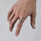 WAKAN SILVER SMITH - Breastplate Ring (Cross) - R-102