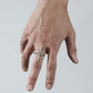 WAKAN SILVER SMITH - Breastplate Ring (Cross) - R-102