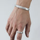 WAKAN SILVER SMITH - Arabesque bangle M - BN-068