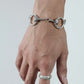 WAKAN SILVER SMITH - Horse bit bracelet L - BN-082