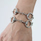 WAKAN SILVER SMITH - Horse bit bracelet L - BN-082