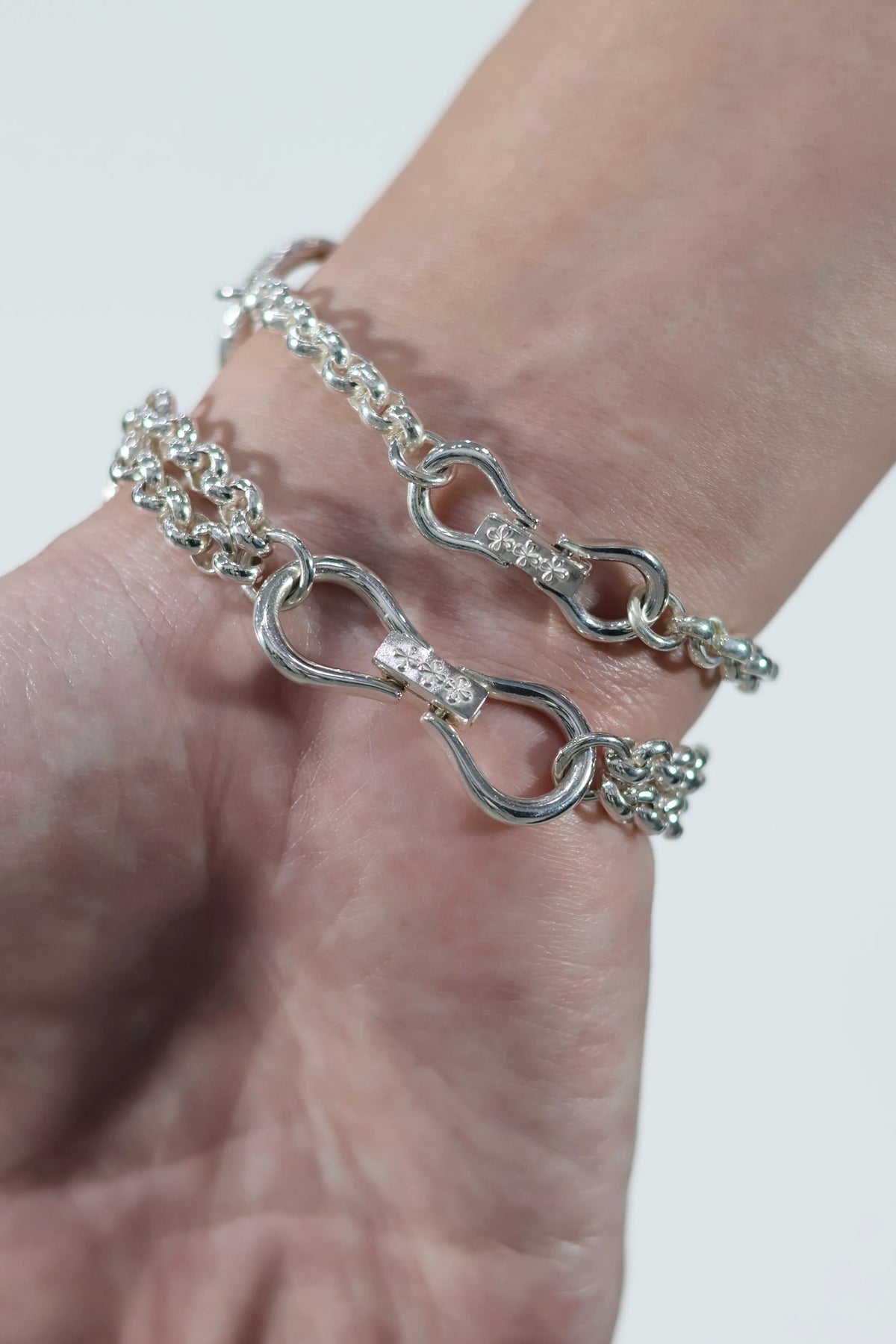 WAKAN SILVER SMITH - Horse bit bracelet L - BN-082