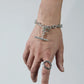WAKAN SILVER SMITH - Hang down bracelet - BN-056