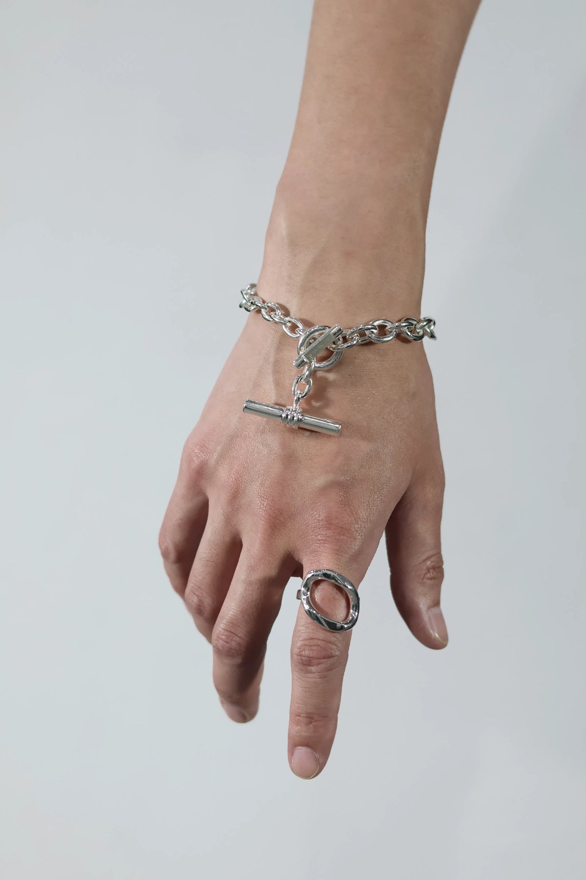 WAKAN SILVER SMITH - Hang down bracelet - BN-056
