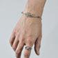 WAKAN SILVER SMITH - Horse bit bracelet (elongated) - BN-083