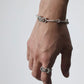 WAKAN SILVER SMITH - Horse bit ring - R-086