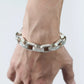 WAKAN SILVER SMITH - Arabesque Hopi chain bracelet - BN-079