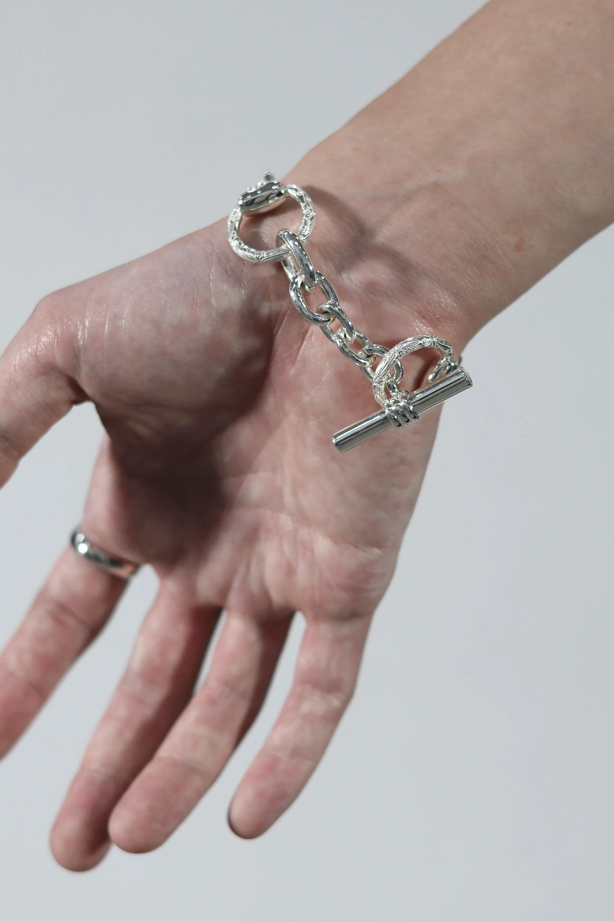 WAKAN SILVER SMITH - Horse bit bracelet (double) - BN-080