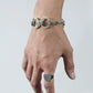 WAKAN SILVER SMITH - Horse bit bracelet (double) - BN-080