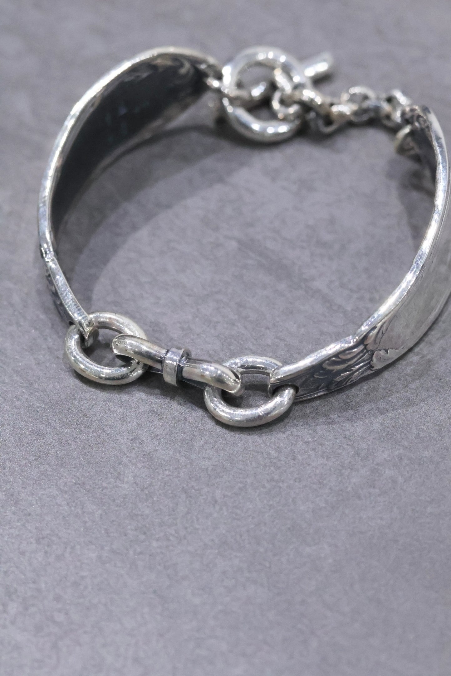 WAKAN SILVER SMITH - Double cutlery bracelet - BN-088