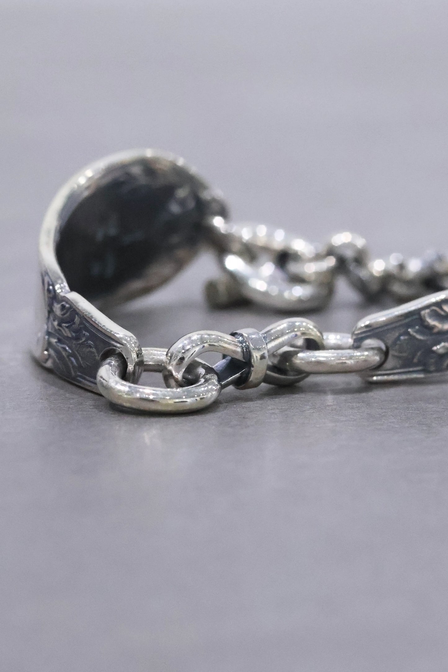 WAKAN SILVER SMITH - Double cutlery bracelet - BN-088