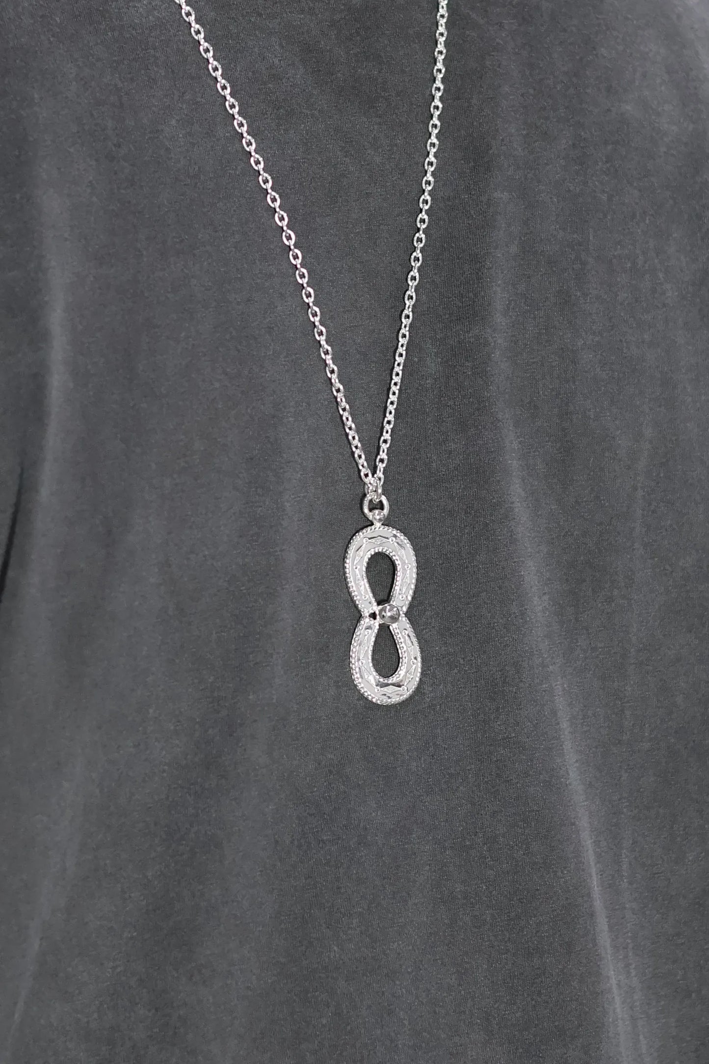 WAKAN SILVER SIMITH - Spirit Horseshoe necklace (double) - C-046