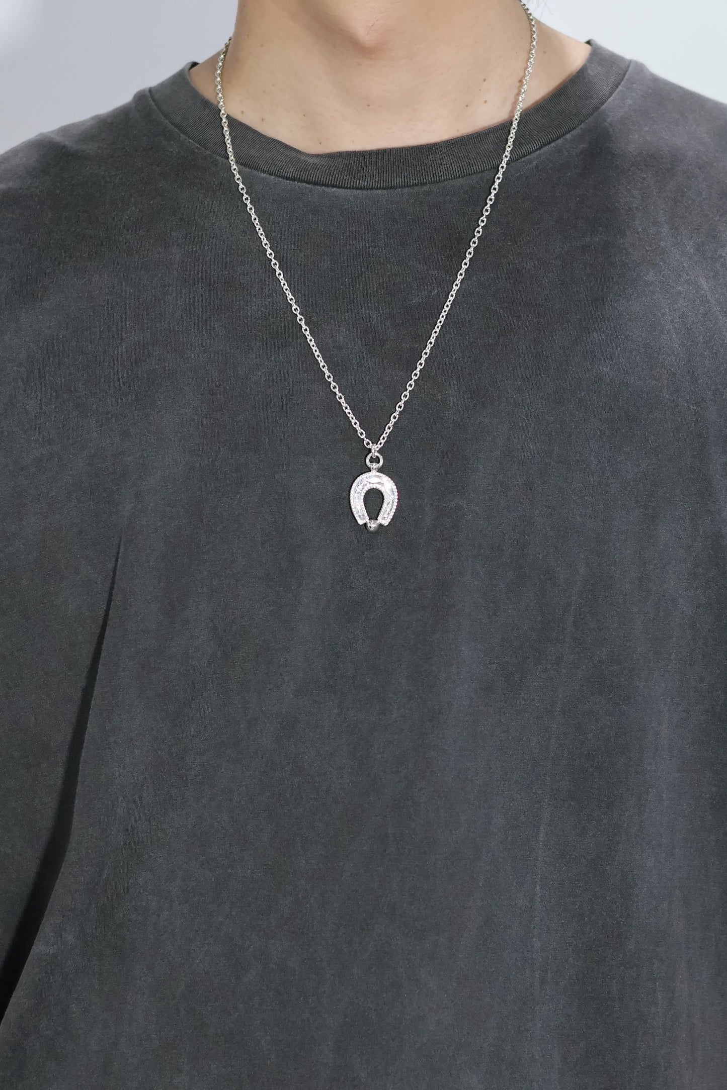 WAKAN SILVER SMITH - Spirit Horseshoe necklace (single) - C-045