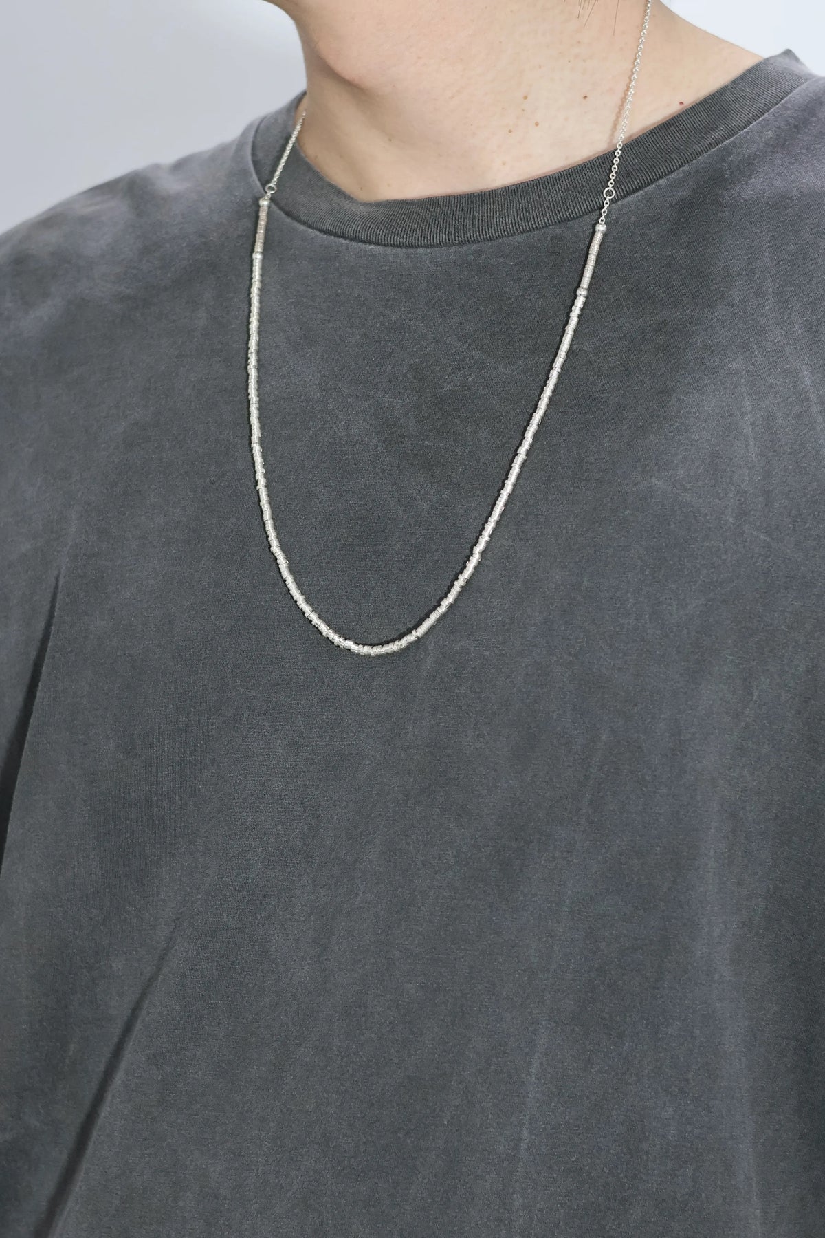 WAKAN SILVER SMITH - Horse shoe handmade beads necklace - C-041