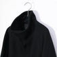 08Sircus - Wool double face rever short coat - BLACK