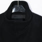 08Sircus - Wool double face rever short coat - BLACK