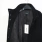 08Sircus - Wool double face rever short coat - BLACK