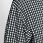 KANEMASA PHIL. - 36G Wool Check Balise Shirt - BLACK WHITE