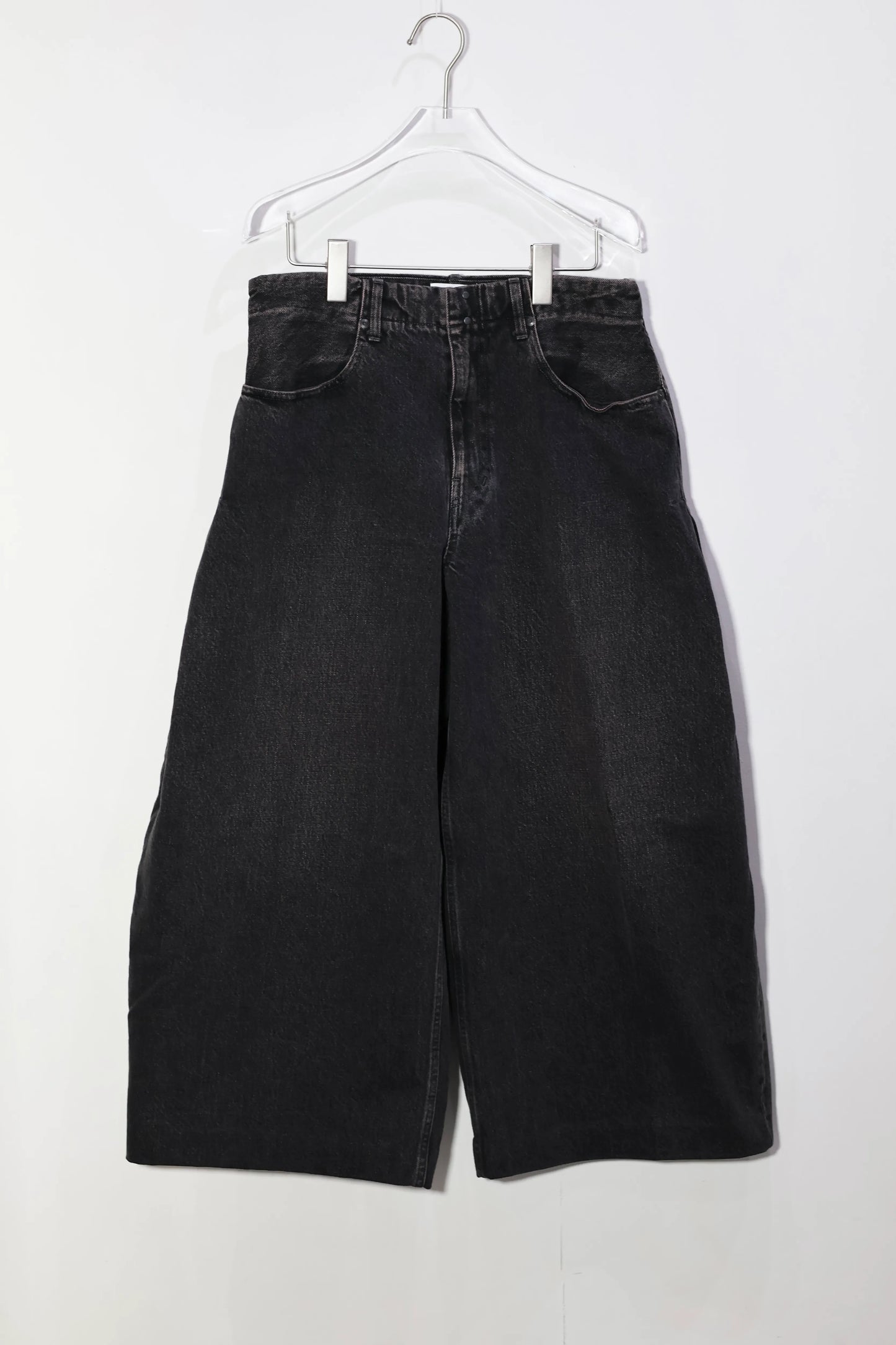 TANAKA - WIDE CROPPED JEANS - PINKY BLACK