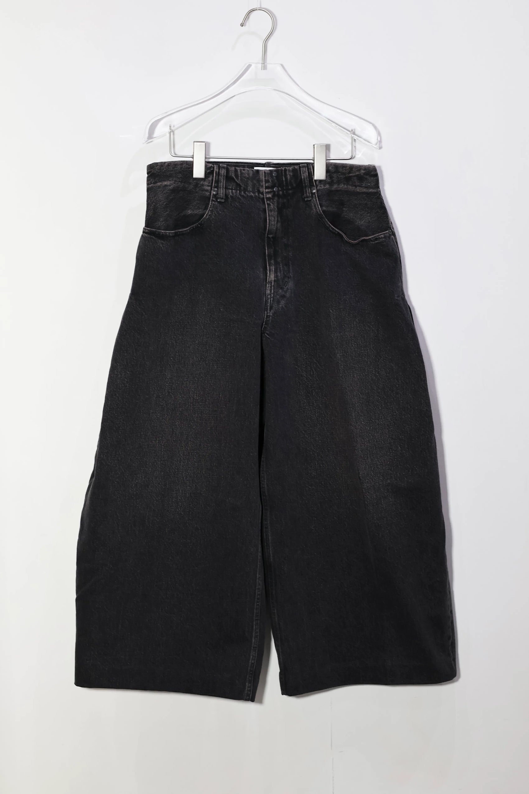 TANAKA - WIDE CROPPED JEANS - PINKY BLACK