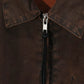 TANAKA - UTILITY JEAN JACKET - BROWN CANVAS