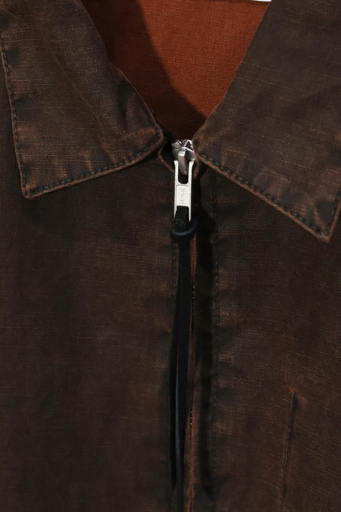 TANAKA - UTILITY JEAN JACKET - BROWN CANVAS