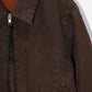 TANAKA - UTILITY JEAN JACKET - BROWN CANVAS