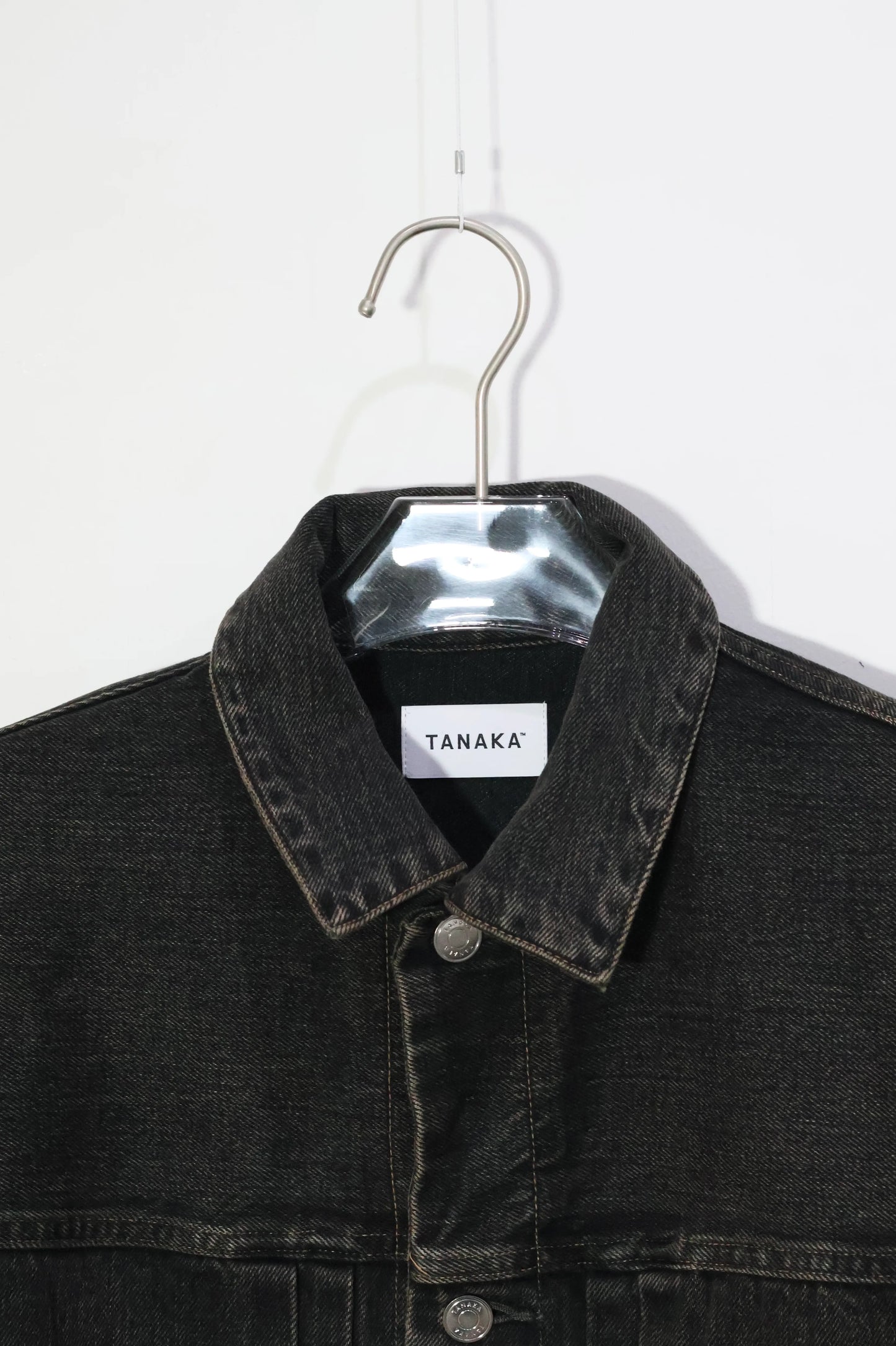 TANAKA - THE JEAN JACKET - DUSTY BLACK